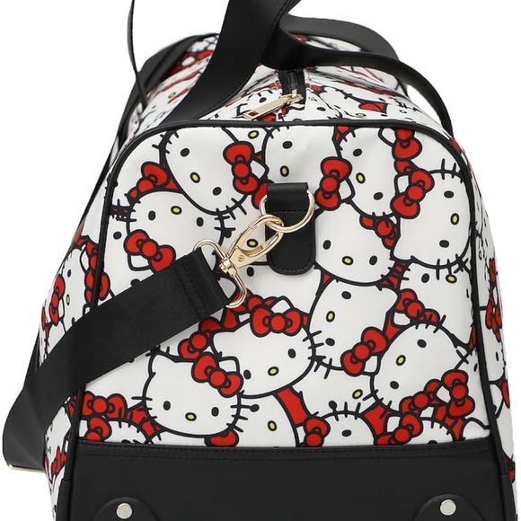 COPY - Hello Kitty Rolling Duffle Bag Travel Luggage With Wheels And Pull Handle - Picture 3 of 11